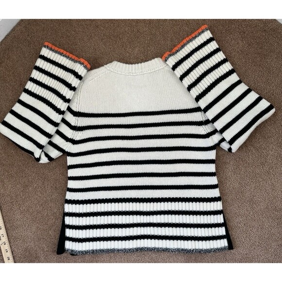 ME+EM MERINO CASHMERE BRETON STRIPE SWEATER SIZE MEDIUM RARE - Picture 4 of 15